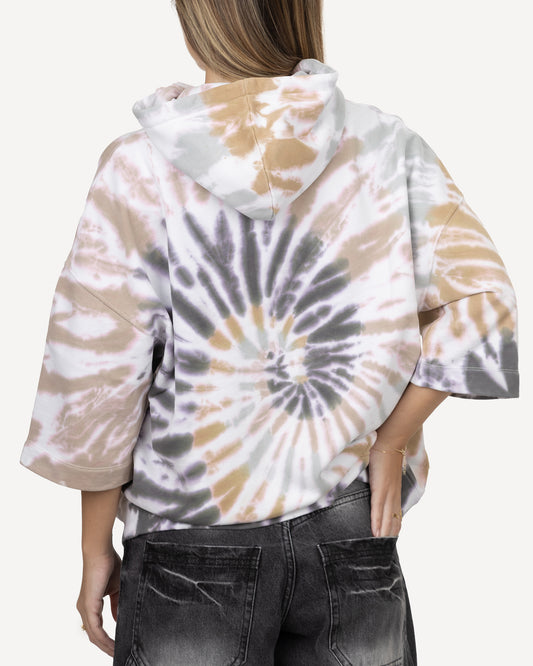 Half Hoodie Tie Dye