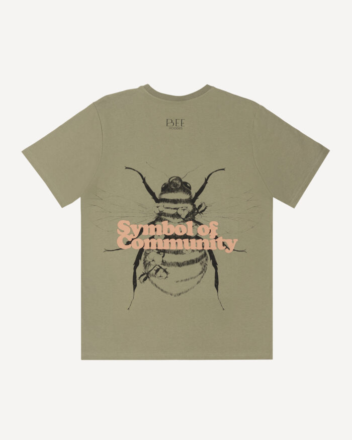 Unisex "SYMBOL OF COMMUNITY" T-Shirt Kaki