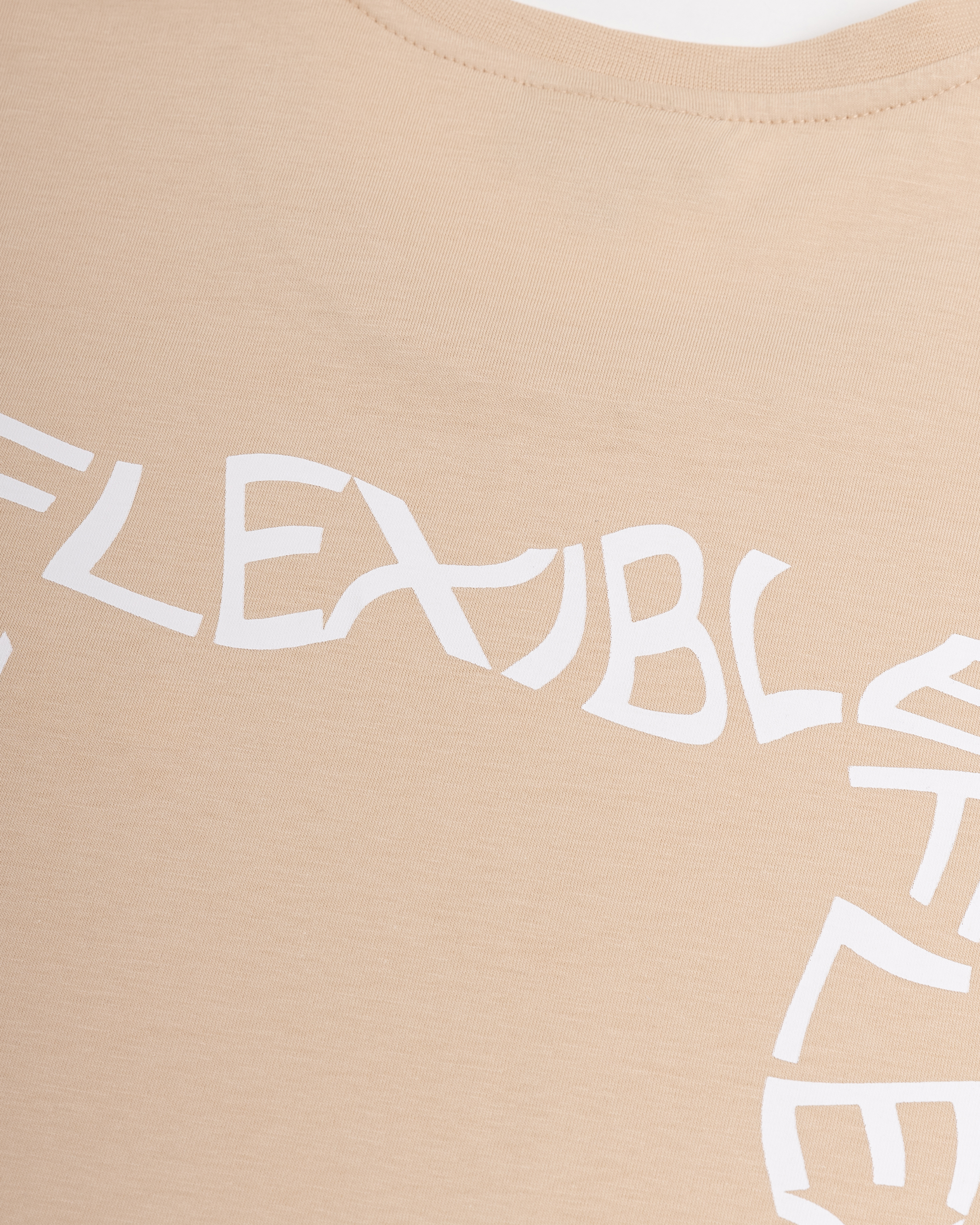 Unisex "FLEXIBLE" T-Shirt Sand - Image 4